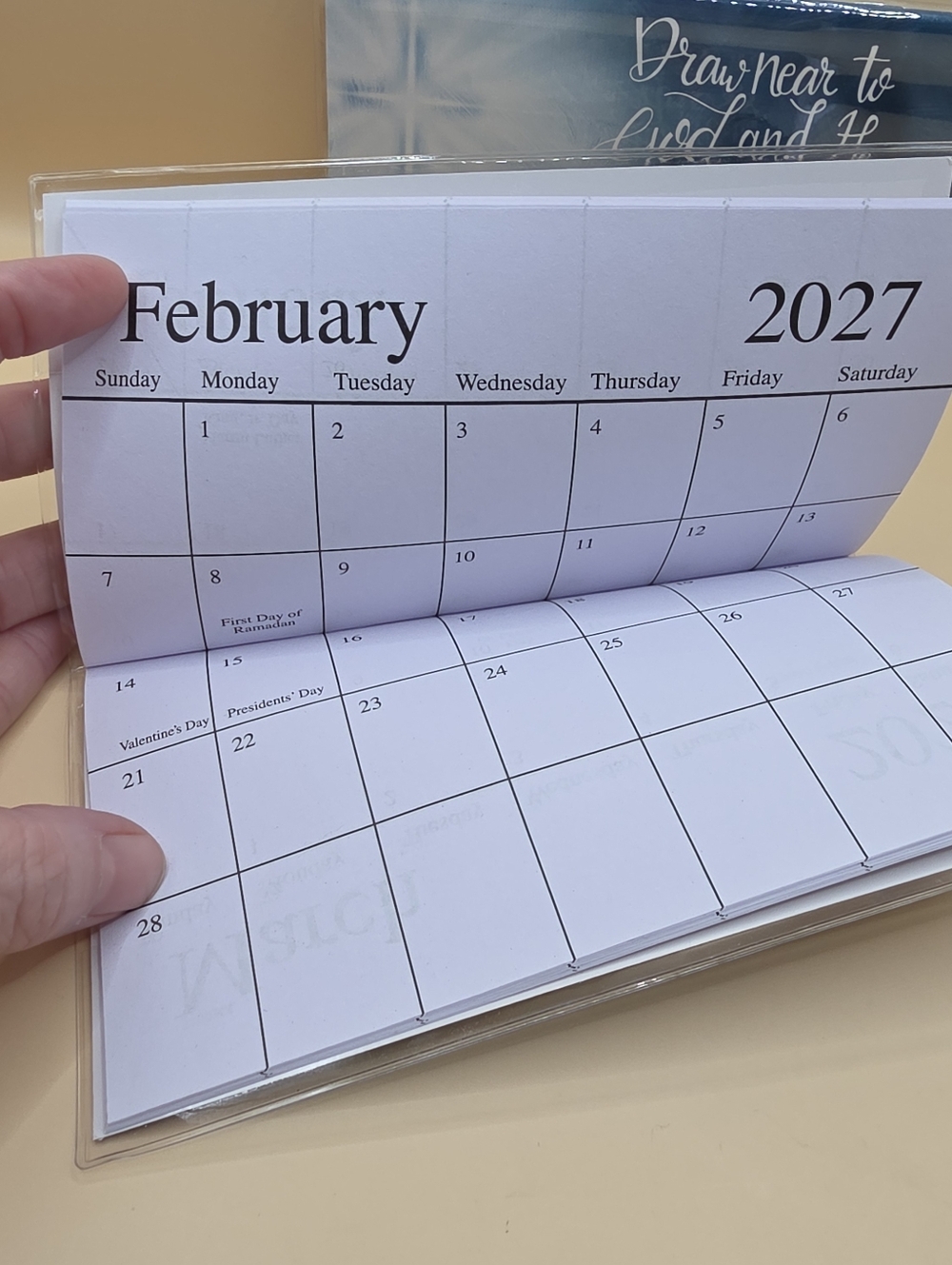 2 Christian Scripture Purse Planner 2026-2027 Calendar - Picture 2 of 4